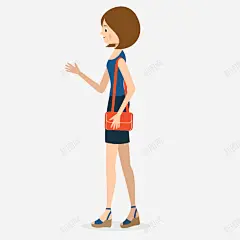 卡通装饰人物介绍海报性感女 装饰设计 元素 免抠png 设计图片 免费下载 页面网页 平面电商 创意素材