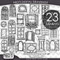 Windows Doodle Clip Art Window Clipart Digital Images PNG by Nedti: 