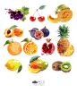 Fruits-Set手绘水果元素02_PNG：