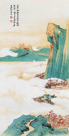 用户Xz7cAfOb采集到中国风景画 山水画