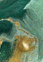 自然机理材质纹理岩石色彩流动炫彩绿色大理石背景04