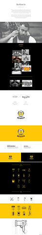 BAR BEARIA啤酒吧理发店品牌设计 [10P]-平面设计