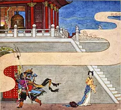 著名国画家、连环画家——项维仁和他的工笔重彩仕女画