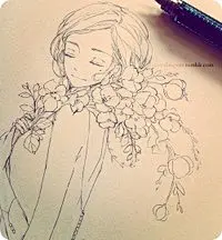 铅笔手绘一一绘画教程_徊菋蕜伤图片专辑-堆糖网
