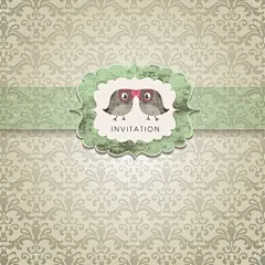 25组矢量婚礼贺卡结婚主题设计素材   - PS饭团网