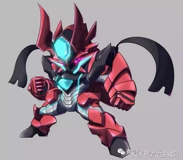 未知机体q版机械人插画作者モトタロmototaromotto文章转自hobbyss