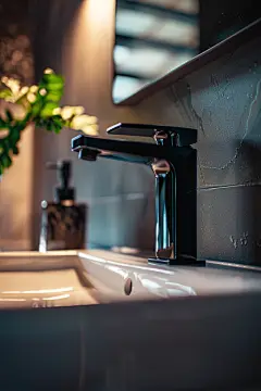 家具洗手池水龙头图片摄影图