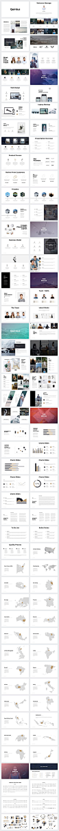 Quintus Minimal PowerPoint Template on Behance