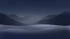 苹果 风景 夜晚 夜景 山脉 极简主义 星星 天空 简约 4K壁纸_彼岸图网