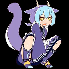 龙女仆小蓝表情包合集