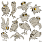 MANY OWLS HANDLE IT by doingwell