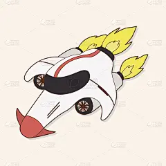 飞船主题元素向量，eps