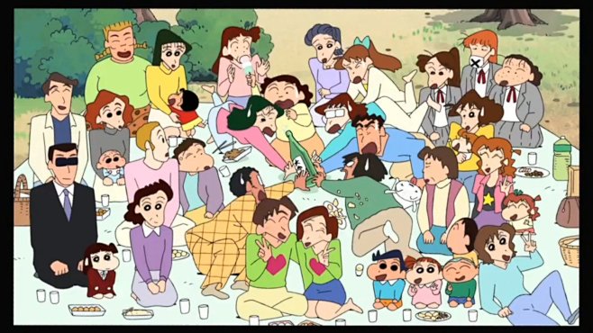 蜡笔小新大合照看图蜡笔小新吧百度贴吧