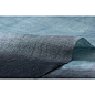 本麻100%使用 手織りのれん 『新ぼかし 麻暖簾』 ブルー 85×150cm 1827510
