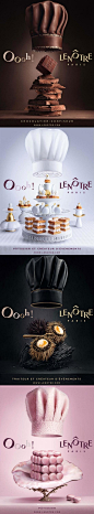 泽西岛酷冲:#3D #design #poster | 3D 甜品巧克力气球 平面排版 海报设计 - Hello设计网