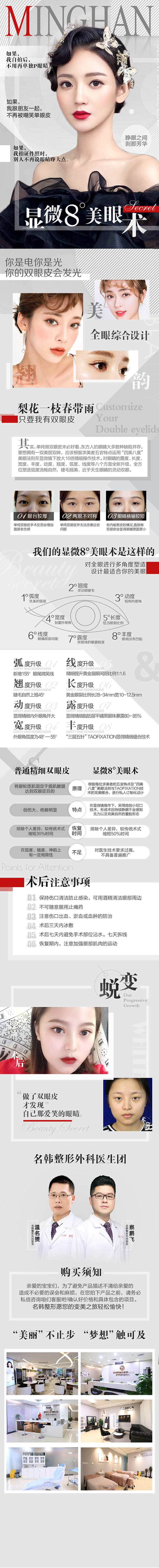 原创医美整形双眼皮详情页专题源文件咸鱼号...
