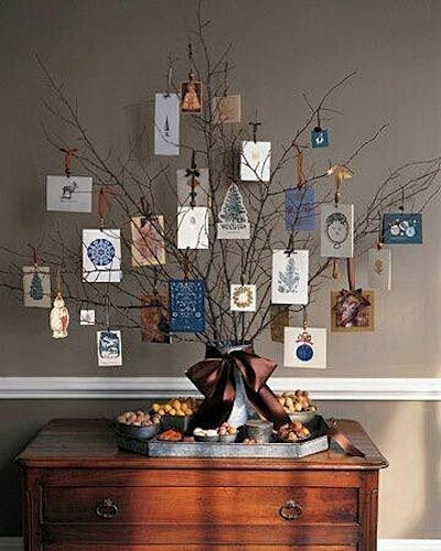 #Christmas card tree...