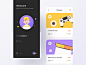 UI Market app app ui design interactive illustration light flat typography minimal modern layout clean