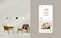 art direction  e-commerce furniture interactive design UI UI/UX ux Web Web Design  Website