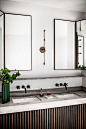 French Bathroom | PHOTO: Benoit Linero for JeanCharles Tomas Interior Architecture