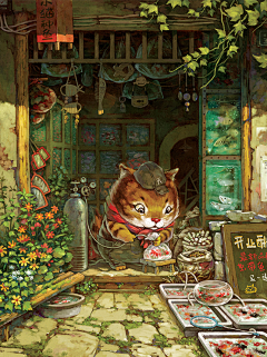 K-mz采集到场景插画