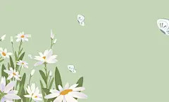 清新简约背景名片 创意素材