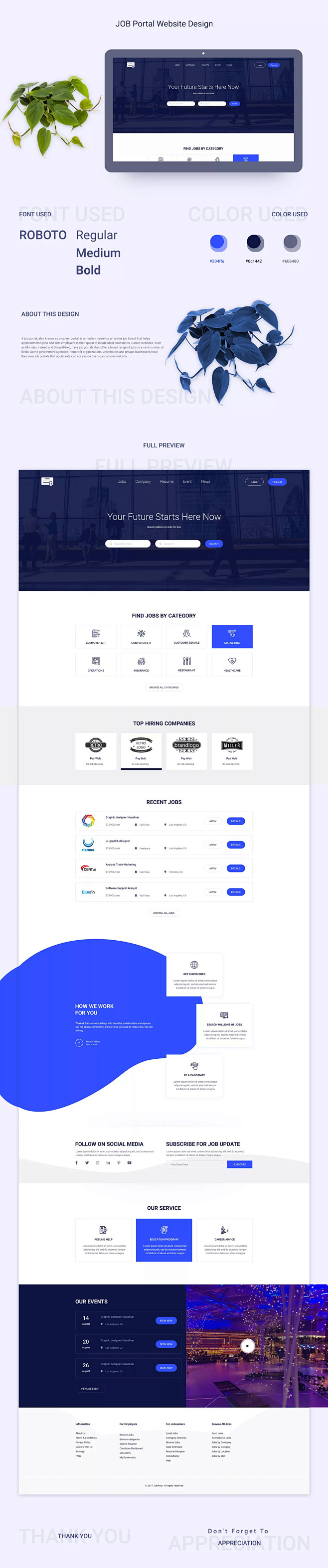 WEB端工作门户网站JOB UI