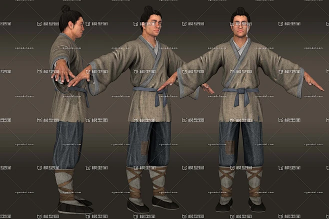 带绑定 古代男人 古代农夫 农民 贫民 老汉 庄稼汉 老百姓 写实男人 古装人物 路人群众-花瓣网