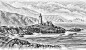 San Simeon Wine Label Illustrated by Steven Noble : San Simeon Wine Label Illustrated by Steven Noble
