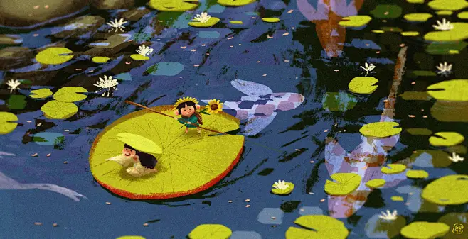 欧美q版室外场景原画来自cgbook.cn (963)-花瓣网