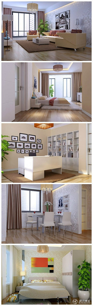 黑白色的茶具、和沙发色系相呼应，硬朗的材...