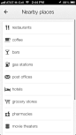 Googlemaps iPhone lists screenshot