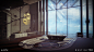 Destiny 2 - The Tower - Zavala's Office, Eve Campbell : Had the pleasure to return to contribute more art to The Tower once again for the Fourth Horseman exotic quest during Season of the Worthy. The player is tasked by Commander Zavala to enter his offic