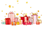 快乐,矢量图,礼物,星星,春节_b5588b88a_一堆礼物_创意图片_Getty Images China