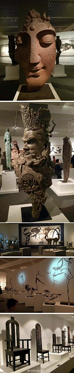 水面上的石头采集到雕塑 现在的