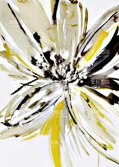 水墨荷花  - 源文件下载【酷图网】水墨荷花,花,晕染,手绘,插画,