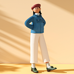 心猿归林灬ZR采集到3D人物