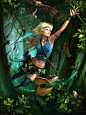 卡牌游戏<legend <wbr>of <wbr>the <wbr>cryptids>精美高清原画大图