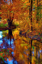 ~~Fall foliage ~ autumn reflections in the West River, Guilford, Connecticut by slack12~~