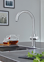 GROHE Red Duo Faucet and single-boiler size L | Architonic : GROHE RED DUO FAUCET AND SINGLE-BOILER SIZE L - Designer Kitchen taps from GROHE ✓ all information ✓ high-resolution images ✓ CADs ✓ catalogues..