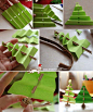 儿童手工折纸圣诞树的制作方法图解教程-www.uzones.com