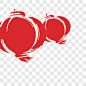 中国风灯笼漂浮元素PNG图片➤来自 PNG搜索网 pngss.com 免费免扣png素材下载！
