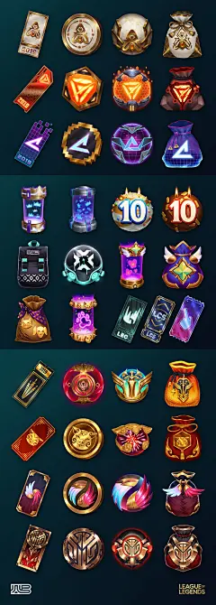 英雄联盟 道具UI 战利品——Wild Blue Studios