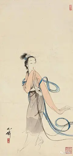 胡也佛的画（高清50图）_仕女_原稿_书画