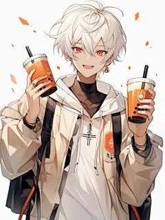 AI绘图｜奶茶、咖啡、帅哥_2_语墨AI画师_来自小红书网页版