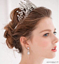 优雅时尚的新娘皇冠造型，简直美爆了！@8090潮流发型
