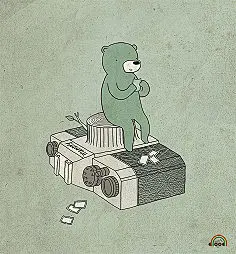 Heng Swee Lim他的作品轻松幽默，主角经常是可爱的小动物，在他的画中，彩虹被当做跳绳被小兔子跳，西瓜被当做游泳池被河马跳进去，丰富可爱的联想让人品味他的插画时忍俊不禁，快来一同欣赏这位天才插画师的搞笑作品吧！ 