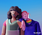 Facebook- Always On : The ProjectI had the opportunity to collaborate with Facebook, designing some 3d illustrations for the Always On project. I was responsible for the conception of re-imagining the 2d style for the next level in 3D, representing some c