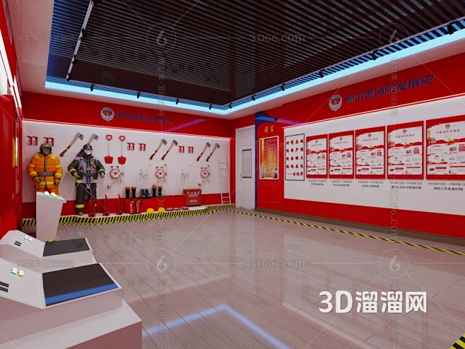 【展厅3D模型下载】-展厅3D模型素材下...