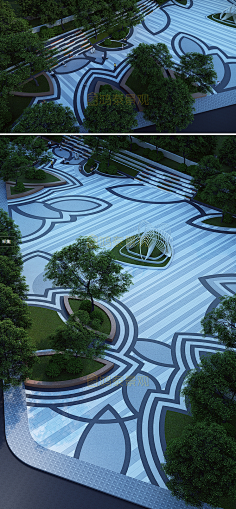 广场景观(现代)-花瓣网|陪你做生活的设计师 | mion8现代广场街角公园